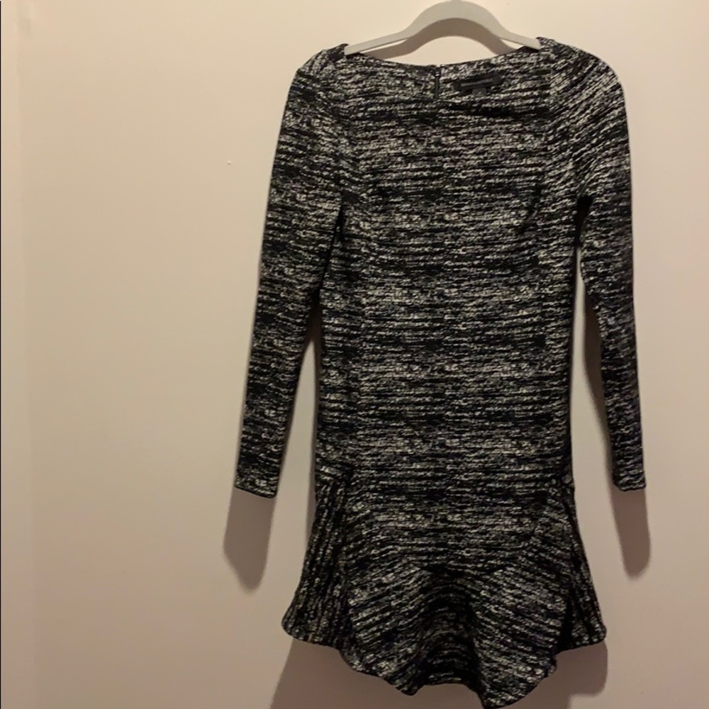 Banana republic black and white dress